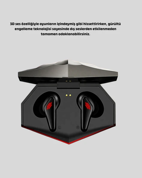 Düşük Gecikmeli Gaming Bluetooth Kulaklık - 3