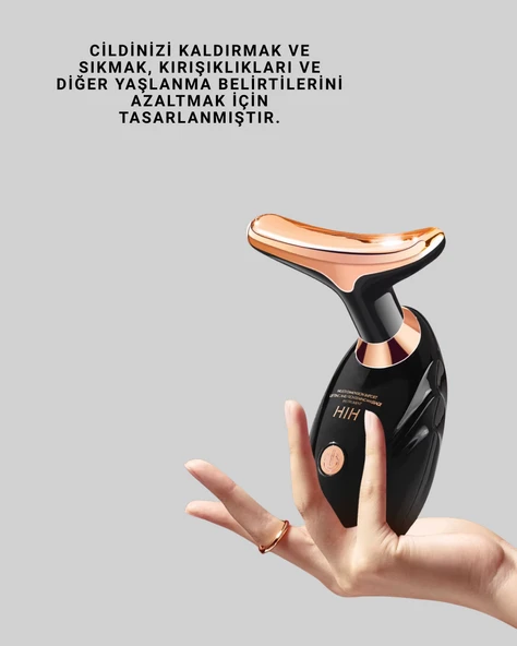 Çok Fonksiyonlu Yüz ve Göz Masaj Aleti – Genç ve Parlak Bir Cilt İçin - Resim 2