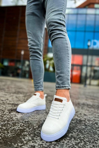 CH413 - TBT Crew Erkek Ayakkabı BEYAZ - Resim 3