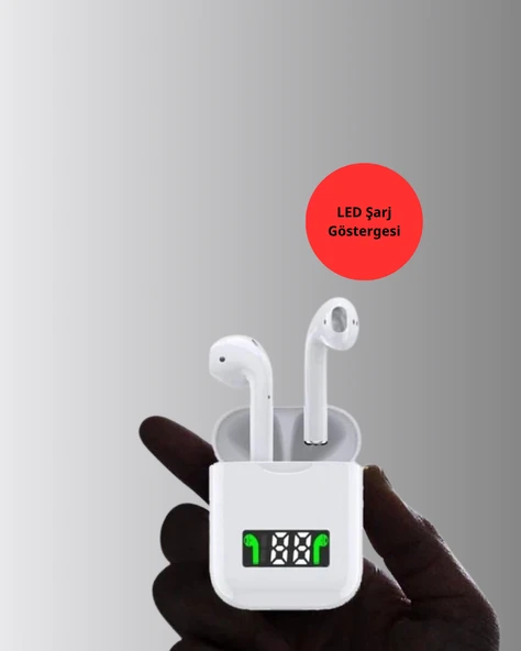 Bluetooth 5.0 Kablosuz Kulaklık – LED Şarj Göstergesi, Dokunmatik Kontrol ve Suya Dayanıklı Tasarım - 3