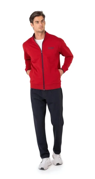 Pierre Cardin Erkek Fermuarlı Rahat Eşofman Takımı - Resim 4