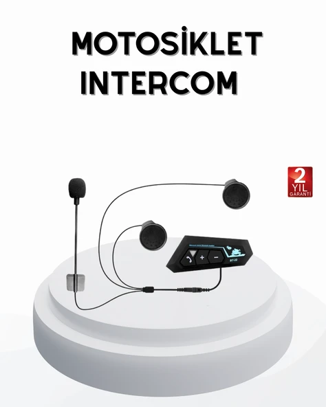 BT22 Kablosuz Kask Kulaklığı – Bluetooth 5.0, Intercom, Su Geçirmez ve Uzun Ömürlü Batarya ürün görseli