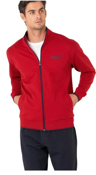 Pierre Cardin Erkek Fermuarlı Rahat Eşofman Takımı - Resim 5