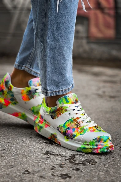 CH254 - CBT Pittura Erkek Ayakkabı 550 COLORFULL - Resim 2