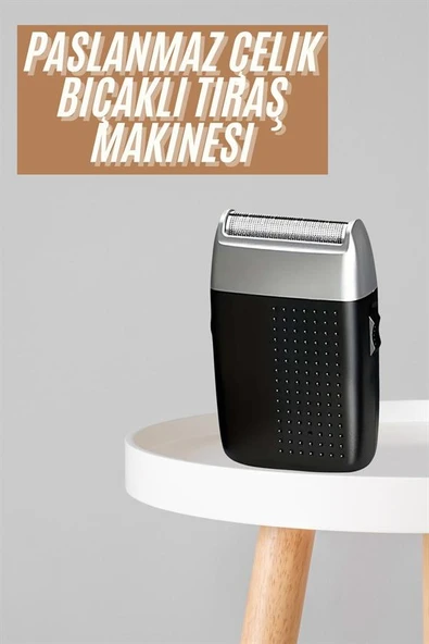 Günlük Sakal Tıraşına Uygun Tıraş Makinesi Elektrikli Şarj Edilebilir - Resim 2