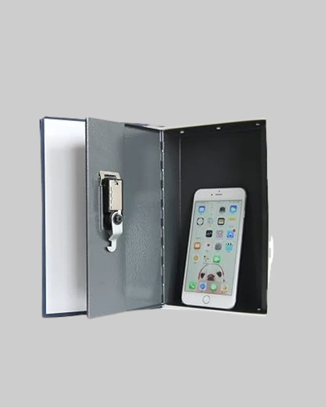 Gizli Kitap Kasa – Metal Gövdeli, Anahtarlı - Resim 4