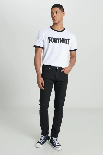 Luke Denim Pantolon Black Black 30 30 - Resim 4