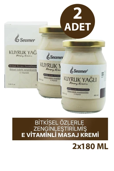 Seamer Kuyruk Yağı Masaj Kremi 180 ml 2 Adet ürün görseli 1