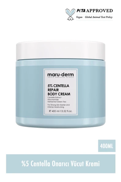 Vücut Kremi | Maruderm %5 Centella Onarıcı Vücut Kremi 400 ml - Resim 2
