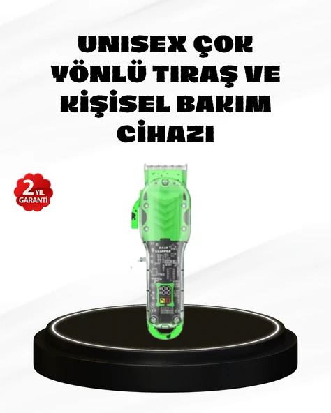 Şarjlı Islak & Kuru Tıraş Makinesi – Saç, Sakal, Burun ve Vücut İçin 4’ü 1 Arada Set ürün görseli 1