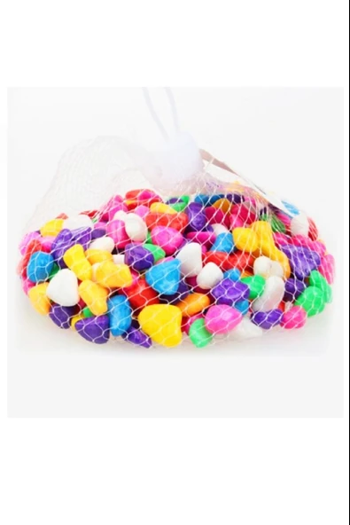 Renkli Filede Mini Taş, Renkli Taş, Terraryum Taşı, Akvaryum Taşı ürün görseli