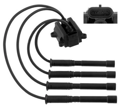 Renault Atesleme Bobını Bujı Kablolu Renault Clio II Twingo Kangoo Symbol 1.2 16v D4f 01> - Doduco 7488 ürün görseli 1