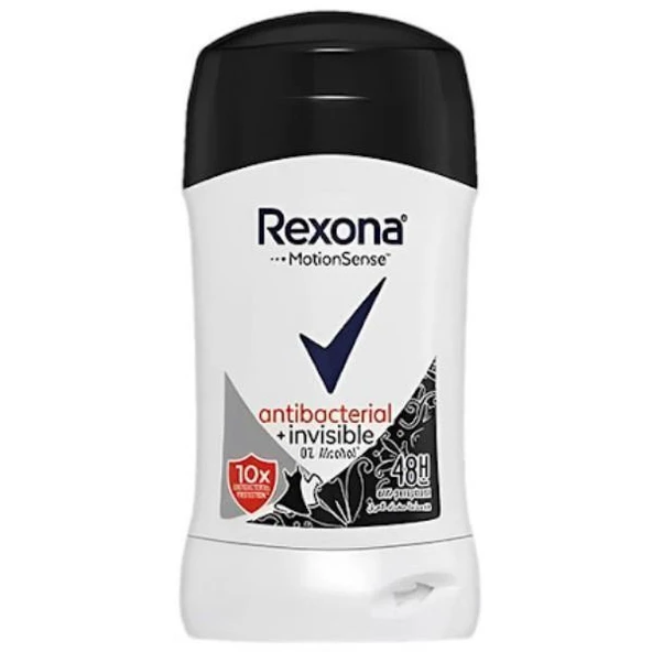 Rexona Stick Antibacterial Invisible 40 Ml Women ürün görseli