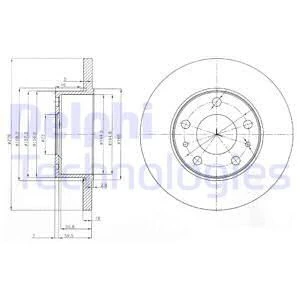 İveco Ticarı Arka Fren Disk Aynası İveco Daıly 99 2.3td 2.8td Deliksiz - Delphi Bg3751 ürün görseli