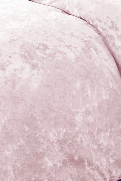 Kadife Yatak Örtüsü Ç.K Set 230x250 Pudra - Resim 3