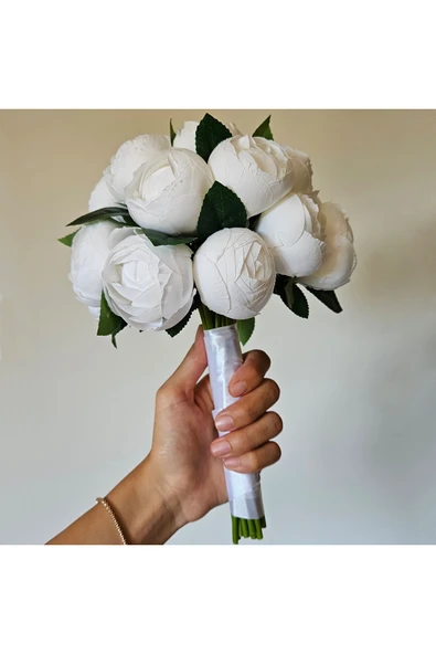 yzc dekor Şakayık Gelin Buketi ürün görseli 1