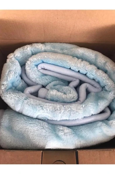 Özdilek Bebe Embos Battaniye 100x120 - Mavi - Resim 3