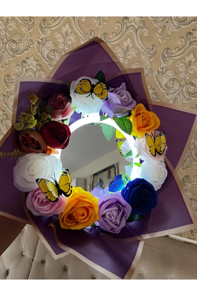 KAYZEN AYNALI GÜL BUKETİ - Resim 2