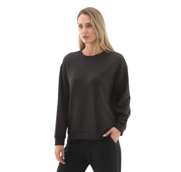 Lumberjack 102025802 WB 16ALICE-K CK97 5Pr Kadın Modal Sweatshirt - Resim 2