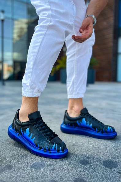 CH254 - CST Pittura Erkek Ayakkabı 534 MAVI ALEV - Resim 3