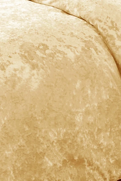 Kadife Yatak Örtüsü Ç.K Set 230x250 Hardal - Resim 3