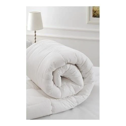 Özdilek Microsoft Beyaz Çift Kişilik Düz Yorgan - Resim 2