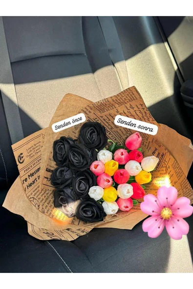 KAYZEN Senden önce senden sonra buketi ürün görseli 1