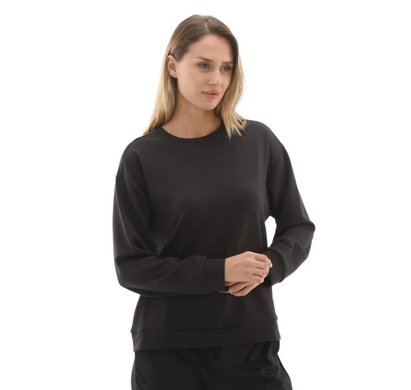 Lumberjack 102025802 WB 16ALICE-K CK97 5Pr Kadın Modal Sweatshirt - Resim 3