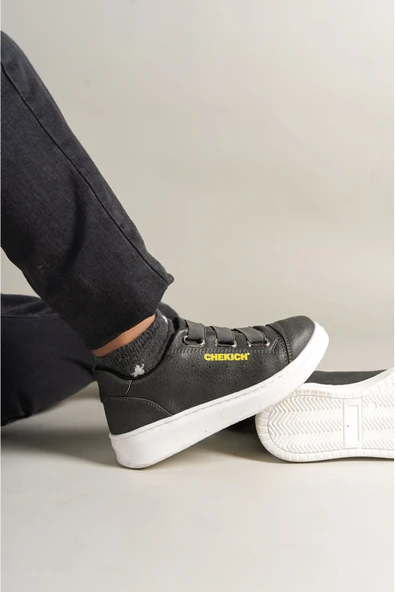 1007 - Montana Çocuk Ayakkabı ANTRASIT - Resim 4