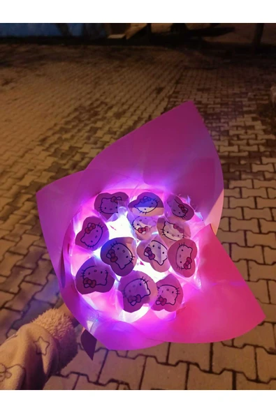 ledli hello city buketi ürün görseli 1