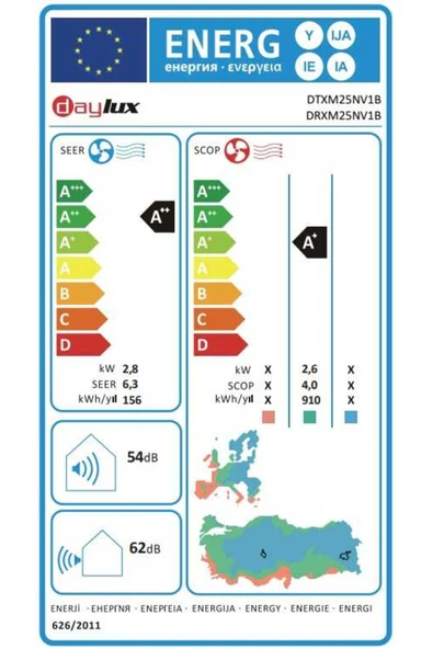 (Daikin Montaj Dahil) DTXM25N 9.000 Btu A++ İnverter Klima - 2