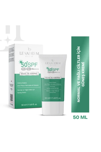 Lenaderm Soleil Oil Control Güneş Kremi 50 ml ürün görseli 1