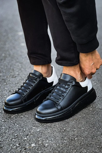 CH295 - CST Sollıevo Erkek Ayakkabı SIYAH/BEYAZ ürün görseli 1