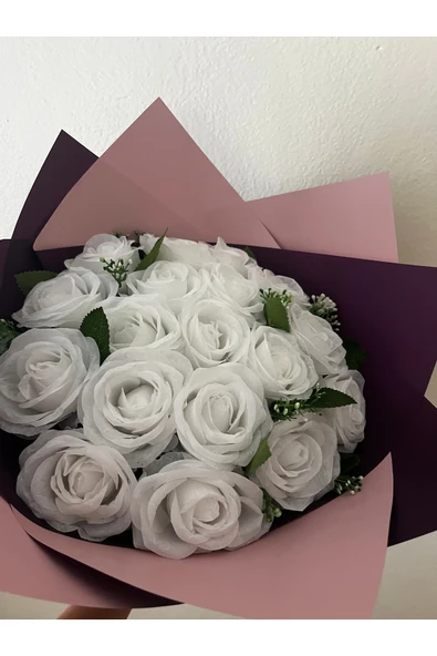 KAYZEN Beyaz gül buketi - 2