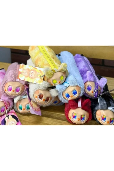 Pop Mart Labubu Labubu Kalemlik Kalem kutu Peluş Kalemkutu Tek Gözlü - 3
