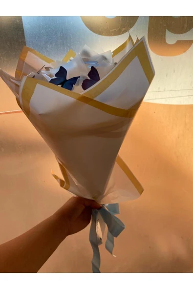 MAVİ KELEBEK BUKETİ - Resim 4