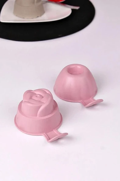 2'li Tutmalı Pilav Helva Kabı Farklı Şekilli Pilav Sunum Servis Kalıbı - Resim 2