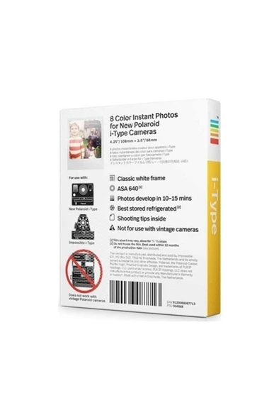 Polaroid Color I-type Uyumlu 8'li Film - Resim 2