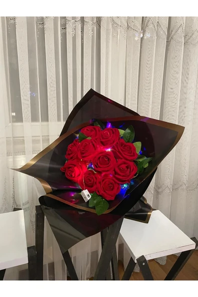 Teknoloji group ledli gül buketi