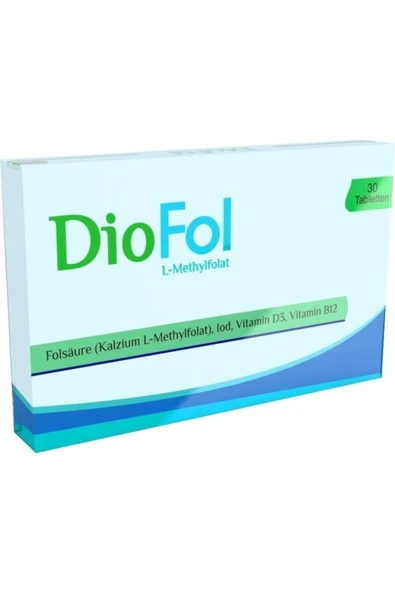 Diofol L-Methylfolat 30 Tablet ürün görseli