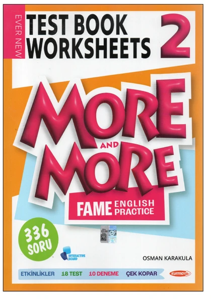 Kurmay Elt More and More 2.Sınıf Testbook Worksheets ürün görseli 1