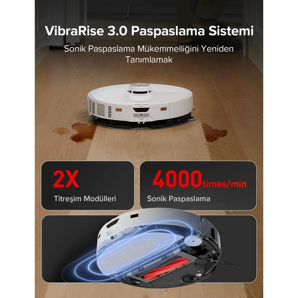 Roborock S8 Maxv Ultra Akıllı Robot Süpürge Beyaz - 5