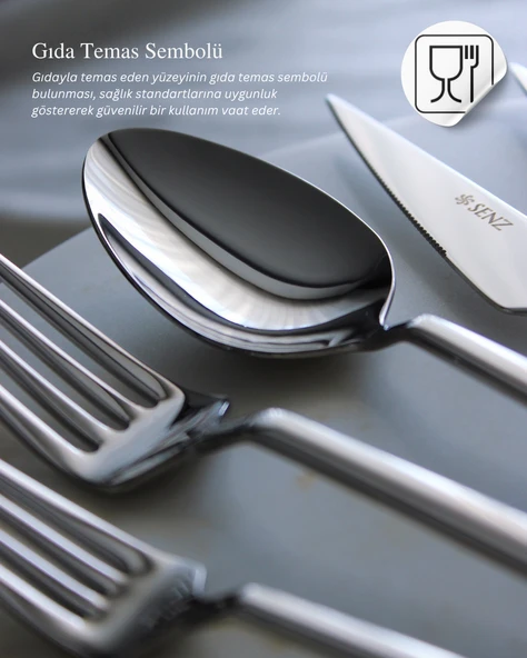 Vega 84 Parça Çatal Kaşık Bıçak Seti - Resim 3