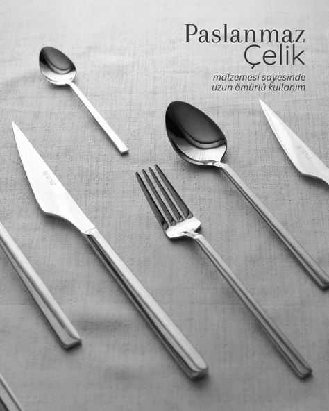 Vega 84 Parça Çatal Kaşık Bıçak Seti - Resim 2