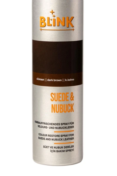 Blink Kahverengi Süet ve Nubuk 250 ML Deri Bakım Spreyi - Resim 2
