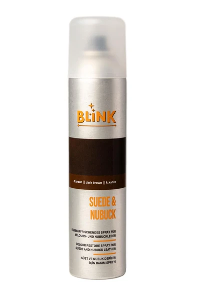 Blink Kahverengi Süet ve Nubuk 250 ML Deri Bakım Spreyi ürün görseli
