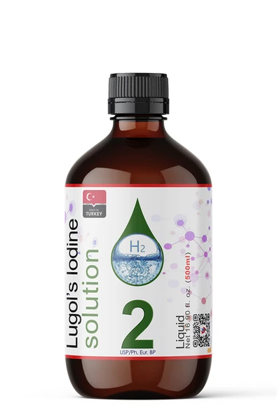 Lugol Çözeltisi %2 | 500 Ml | Cam Şişe ürün görseli