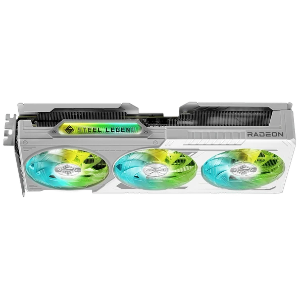 ASROCK AMD Radeon RX 9060 XT OC Steel Legend 8GB GDDR6 128 Bit Ekran Kartı RX9060XT SL 8GO - Resim 4