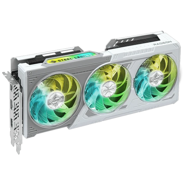 ASROCK AMD Radeon RX 9060 XT OC Steel Legend 8GB GDDR6 128 Bit Ekran Kartı RX9060XT SL 8GO - Resim 3