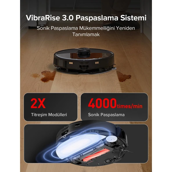 Roborock S8 Maxv Ultra Akıllı Robot Süpürge Siyah - 5